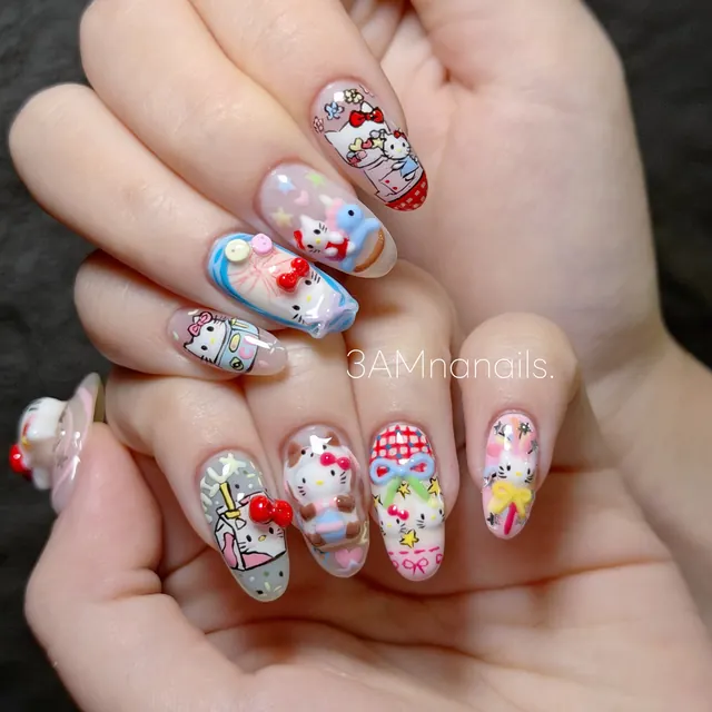 Gradient nail art
