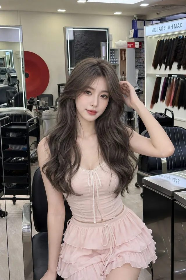 3AM Hair Salon hair extension result