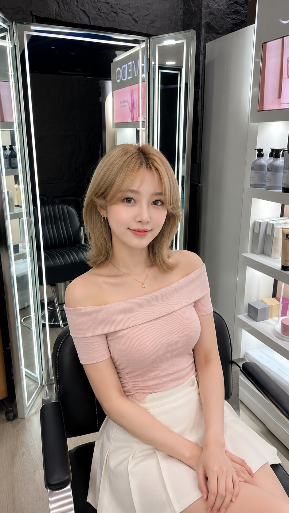 3AM Hair Salon colour design result