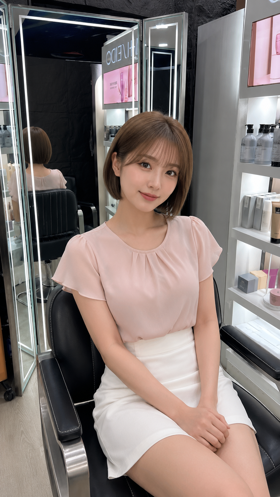 3AM Hair Salon colour design result