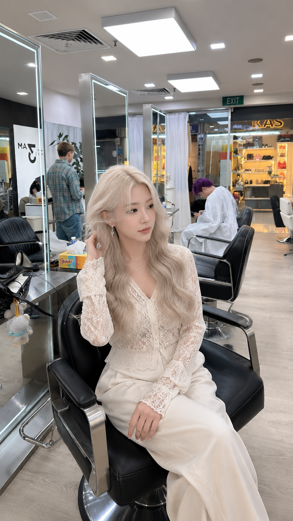 3AM Hair Salon colour design result