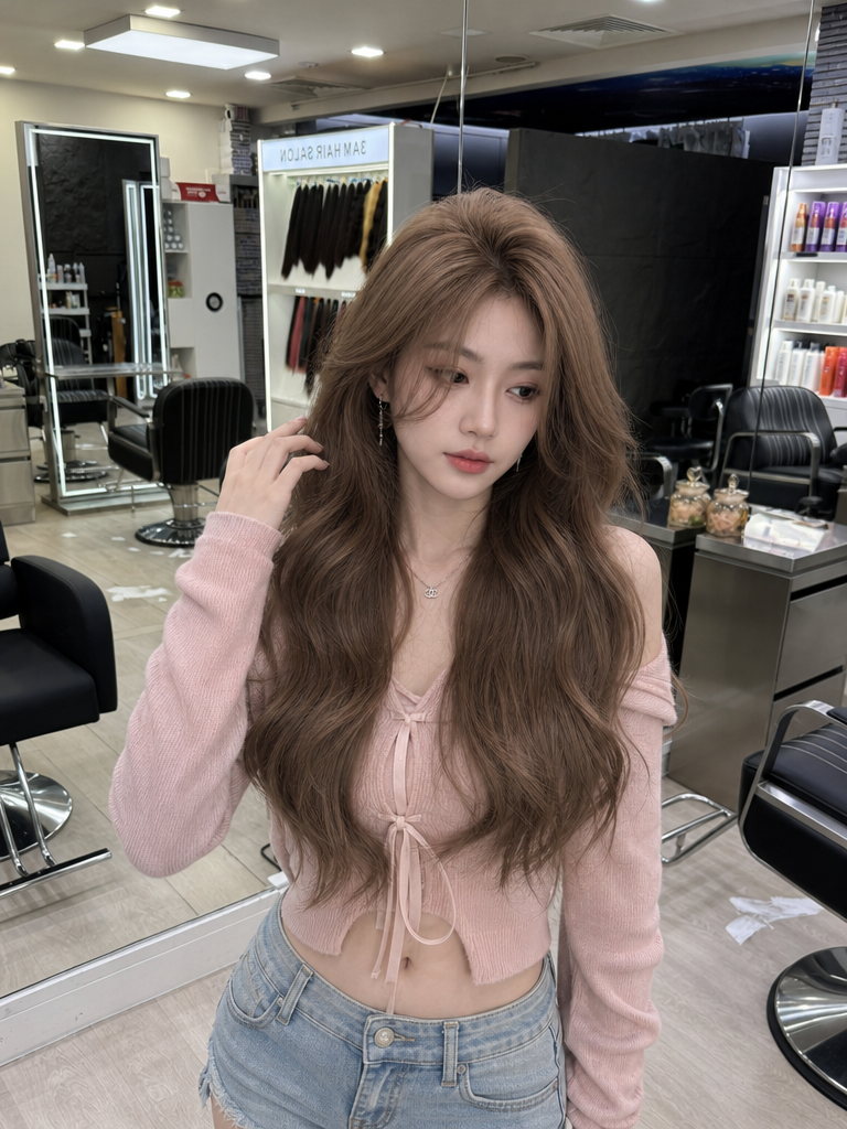 3AM Hair Salon hair extension result