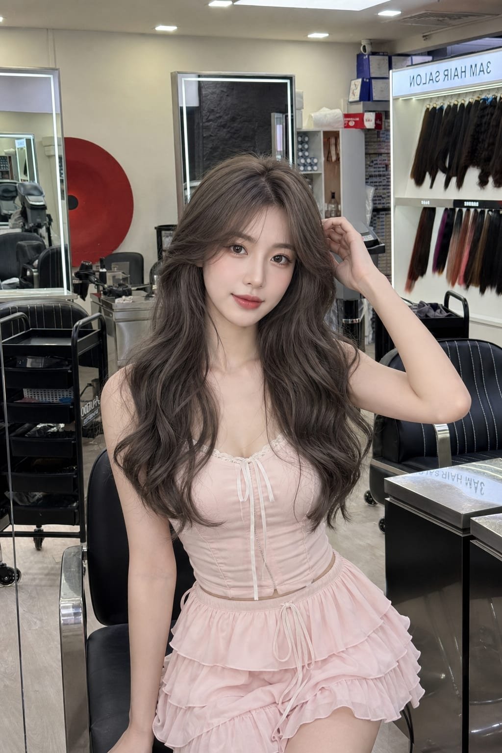3AM Hair Salon hair extension result