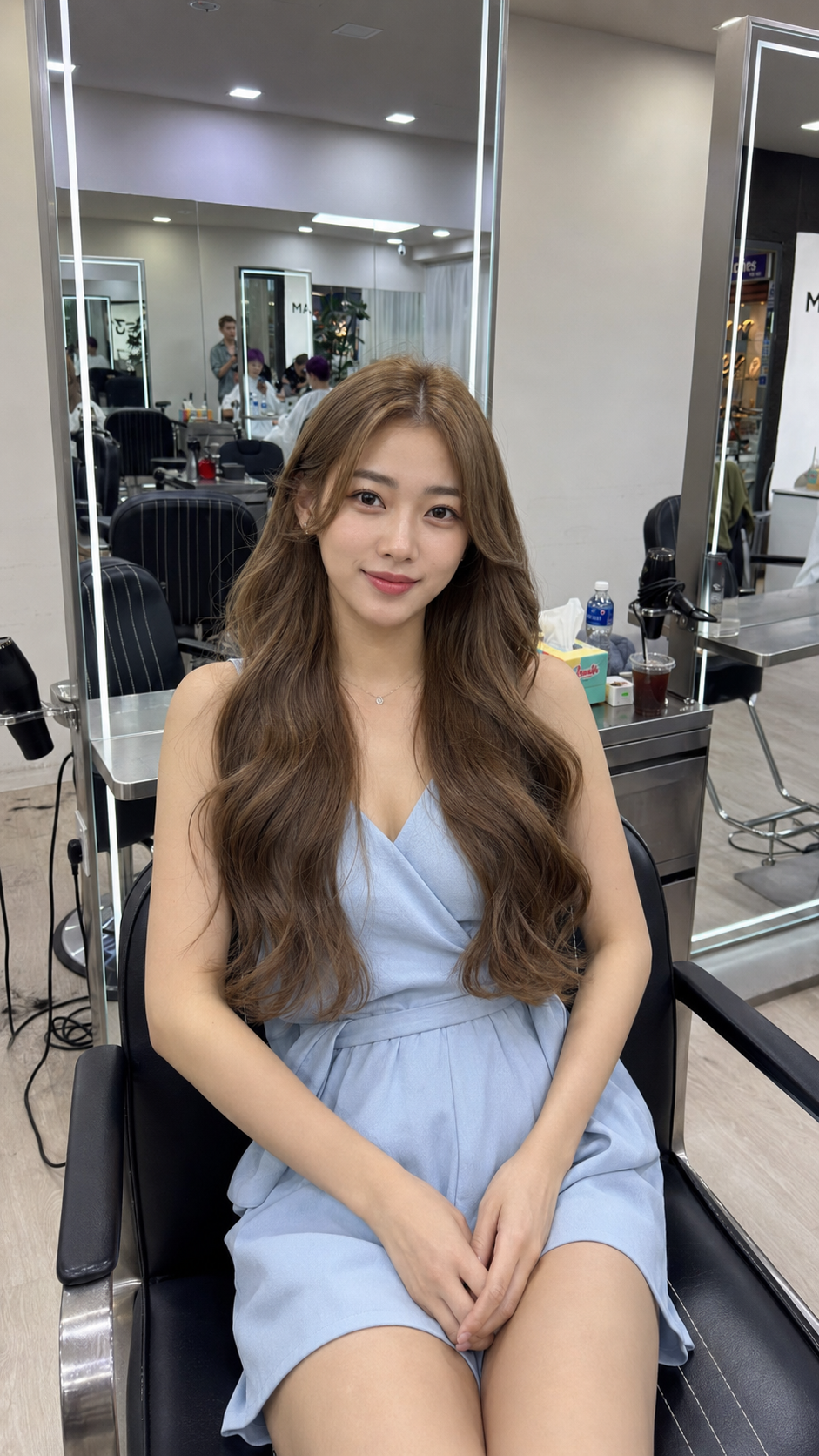 3AM Hair Salon finished hair result
