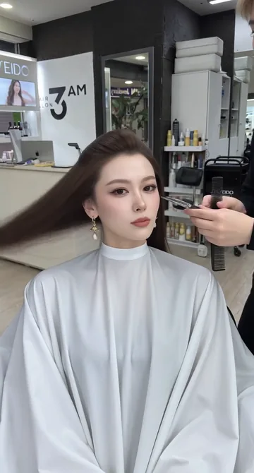 AI style reference · A swept-back brown direction and a smooth front outline.